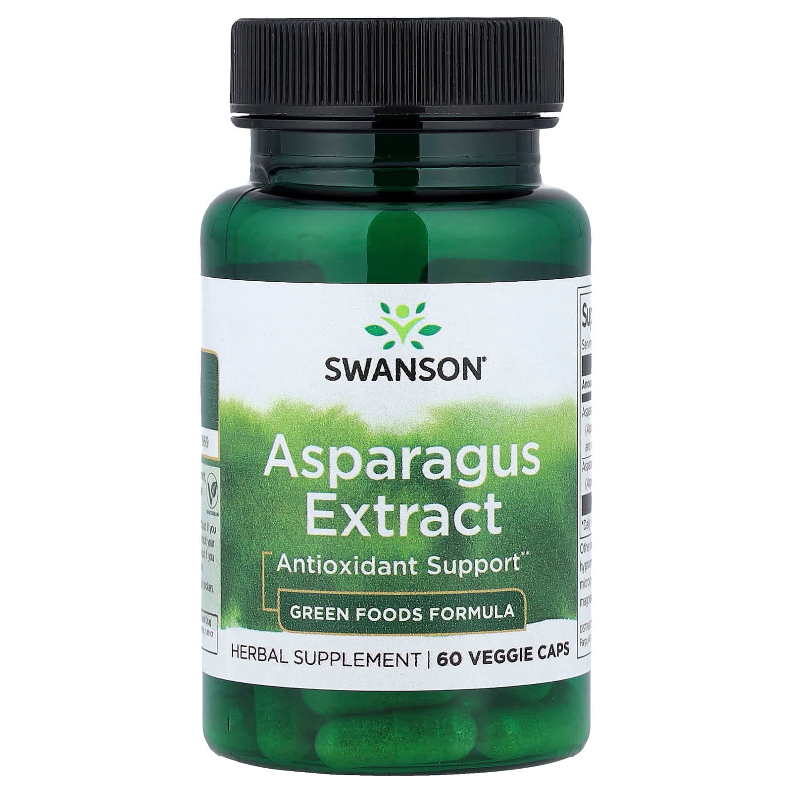 Swanson Vitamins Asparagus Extract – 60 gélules végétales de Swanson Vitamins