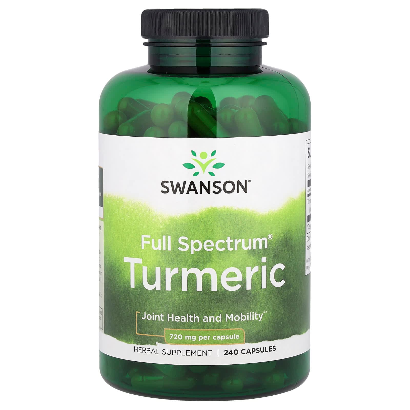 Swanson Vitamins Full Spectrum Turmeric – 240 gélules de Swanson Vitamins