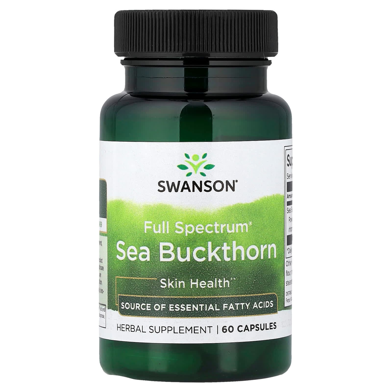 Swanson Vitamins Full Spectrum Sea Buckthorn – 60 gélules de Swanson Vitamins