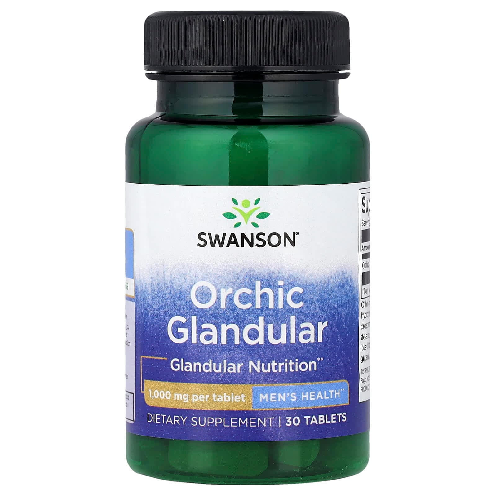 Swanson Vitamins Orchic Glandular, Men's Health – 30 comprimés de Swanson Vitamins
