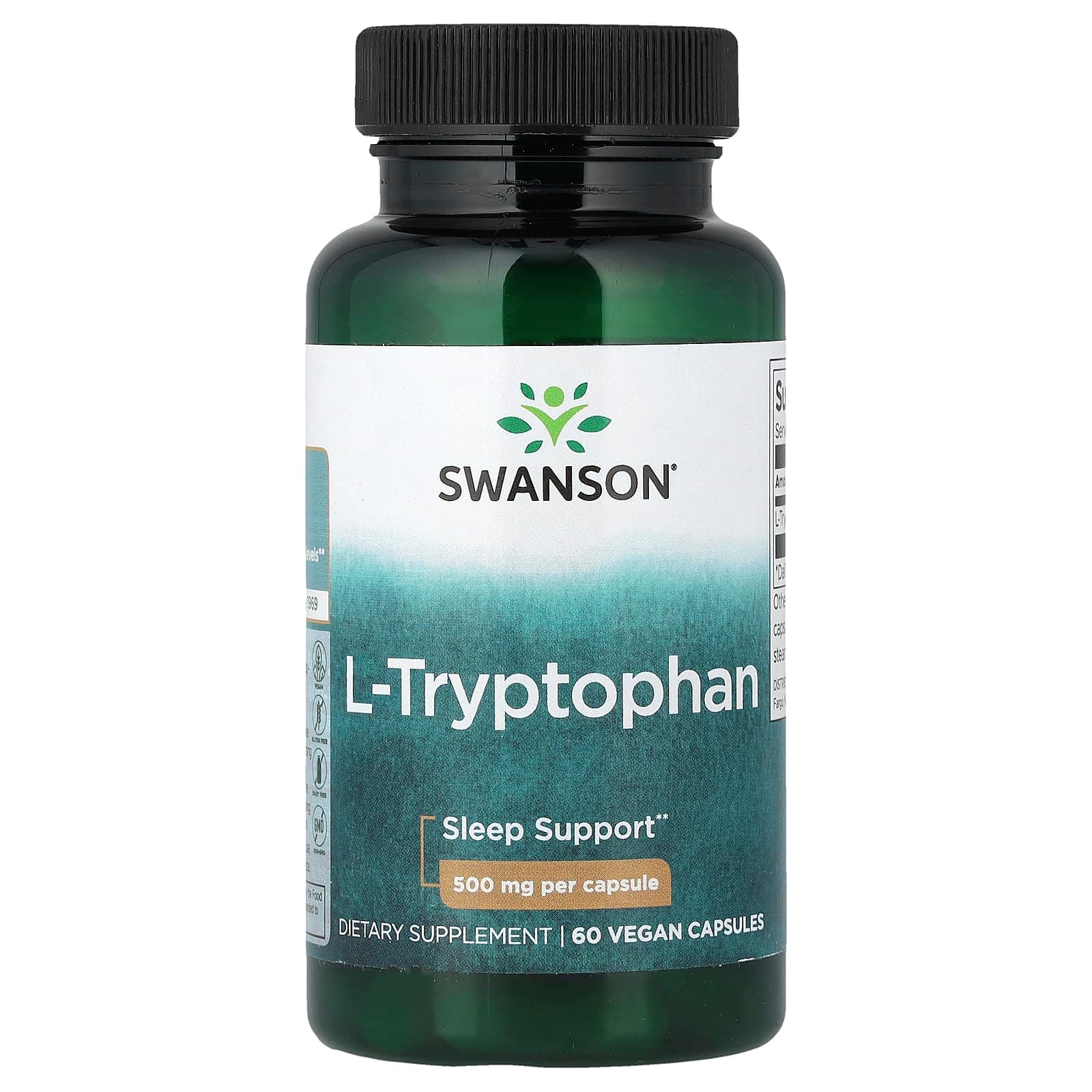 Swanson Vitamins L-Tryptophan – 60 gélules de Swanson Vitamins