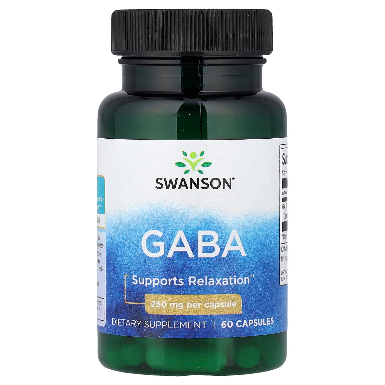 Swanson Vitamins Gaba – 60 gélules de Swanson Vitamins