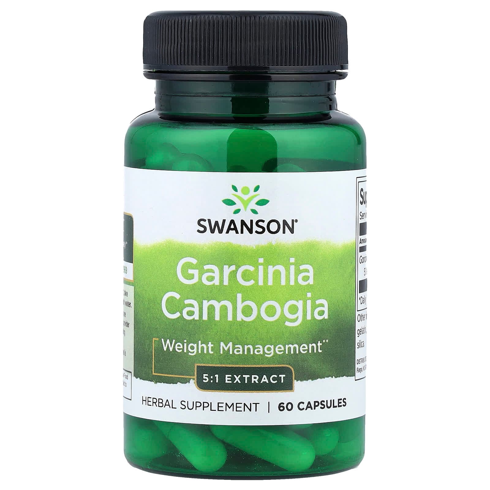 Swanson Vitamins Garcinia Cambogia 5:1 Extract – 60 gélules de Swanson Vitamins