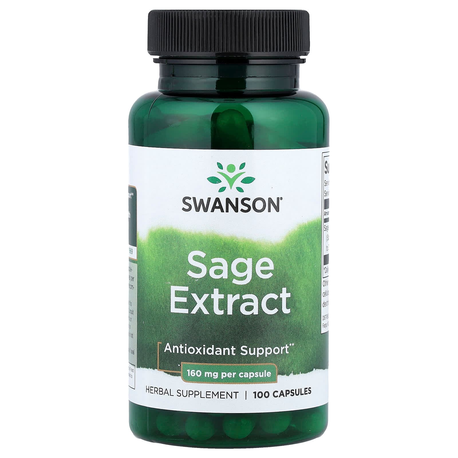Swanson Vitamins Sage Extract – 100 gélules de Swanson Vitamins