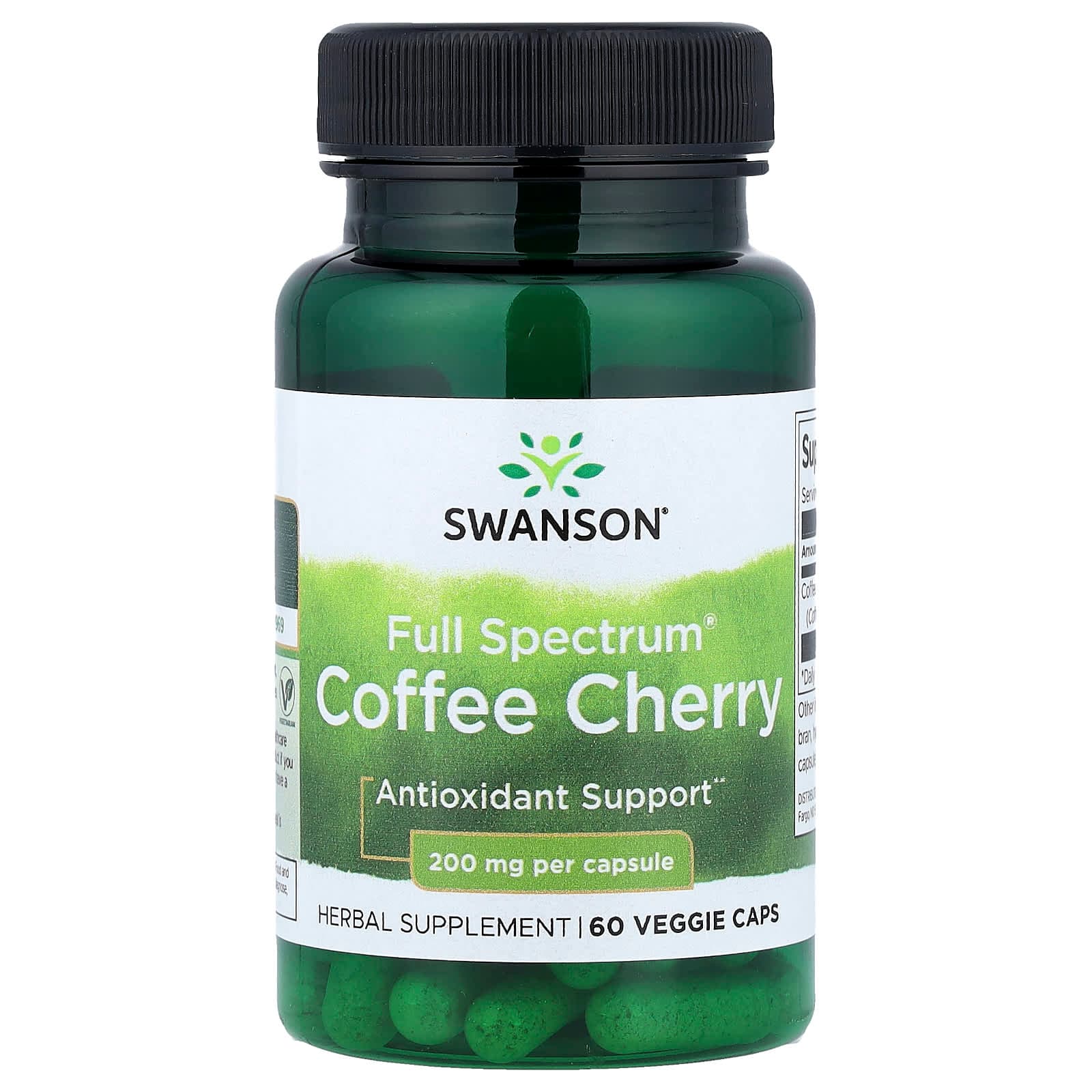 Swanson Vitamins Full Spectrum – Coffee Cherry – 60 gélules végétales de Swanson Vitamins