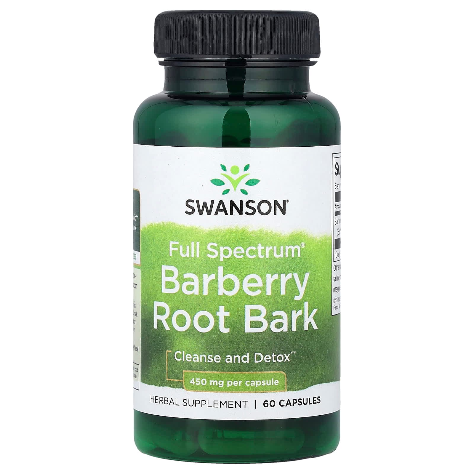 Swanson Vitamins Full Spectrum Barberry Root Bark – Full Spectrum Barberry Root Bark – 60 gélules de Swanson Vitamins