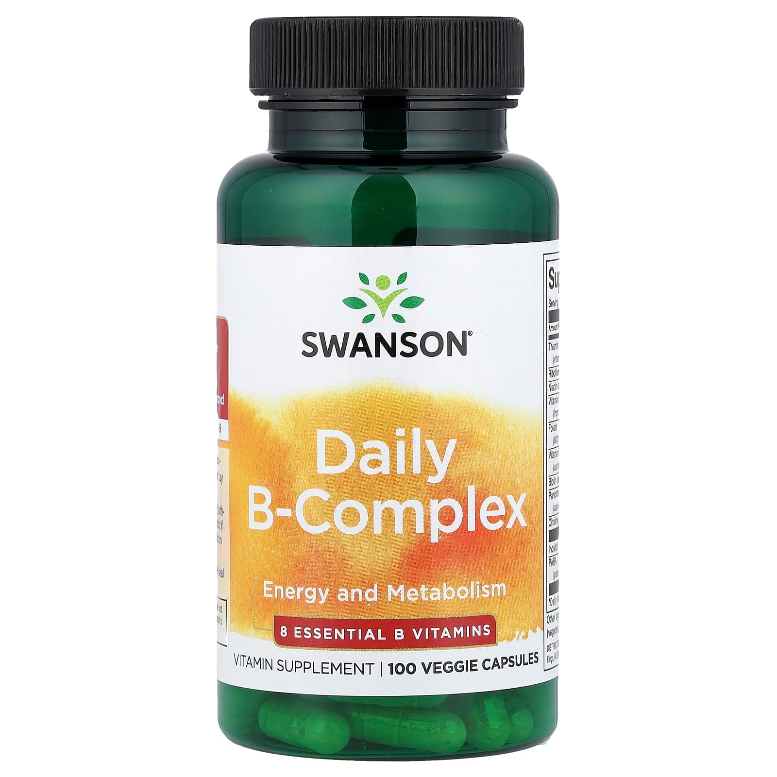 Swanson Vitamins Daily B-Complex – 100 gélules végétales de Swanson Vitamins