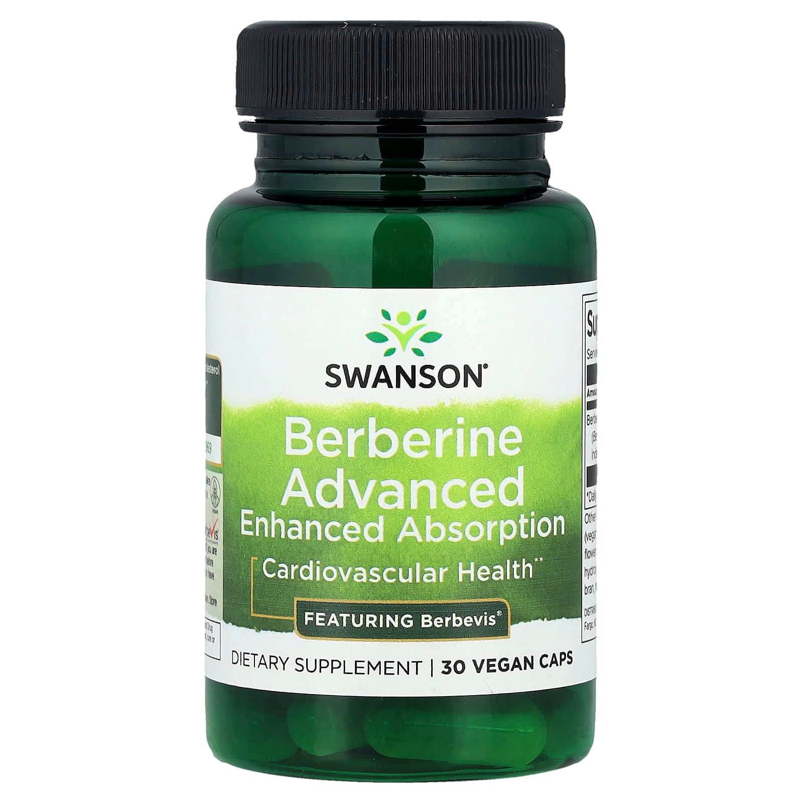 Swanson Vitamins Berberine Advanced Enhanced Absorption – 30 gélules véganes de Swanson Vitamins