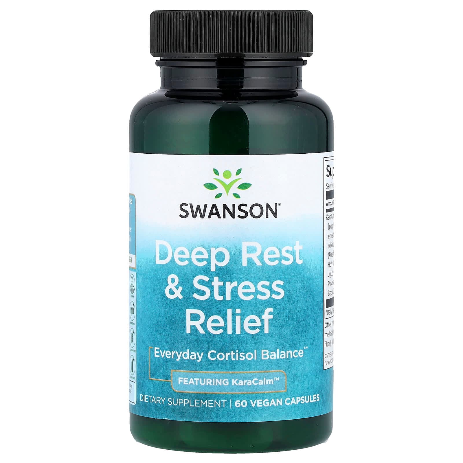 Swanson Vitamins Deep Rest & Stress Relief – 60 gélules véganes de Swanson Vitamins