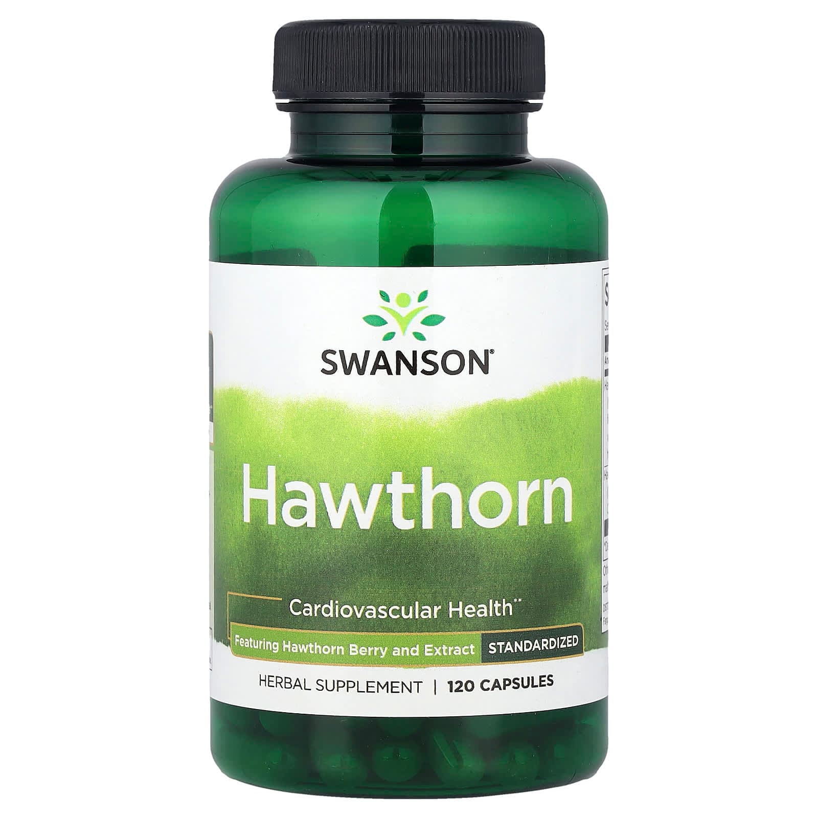 Swanson Vitamins Hawthorn, Standardized – 120 gélules de Swanson Vitamins