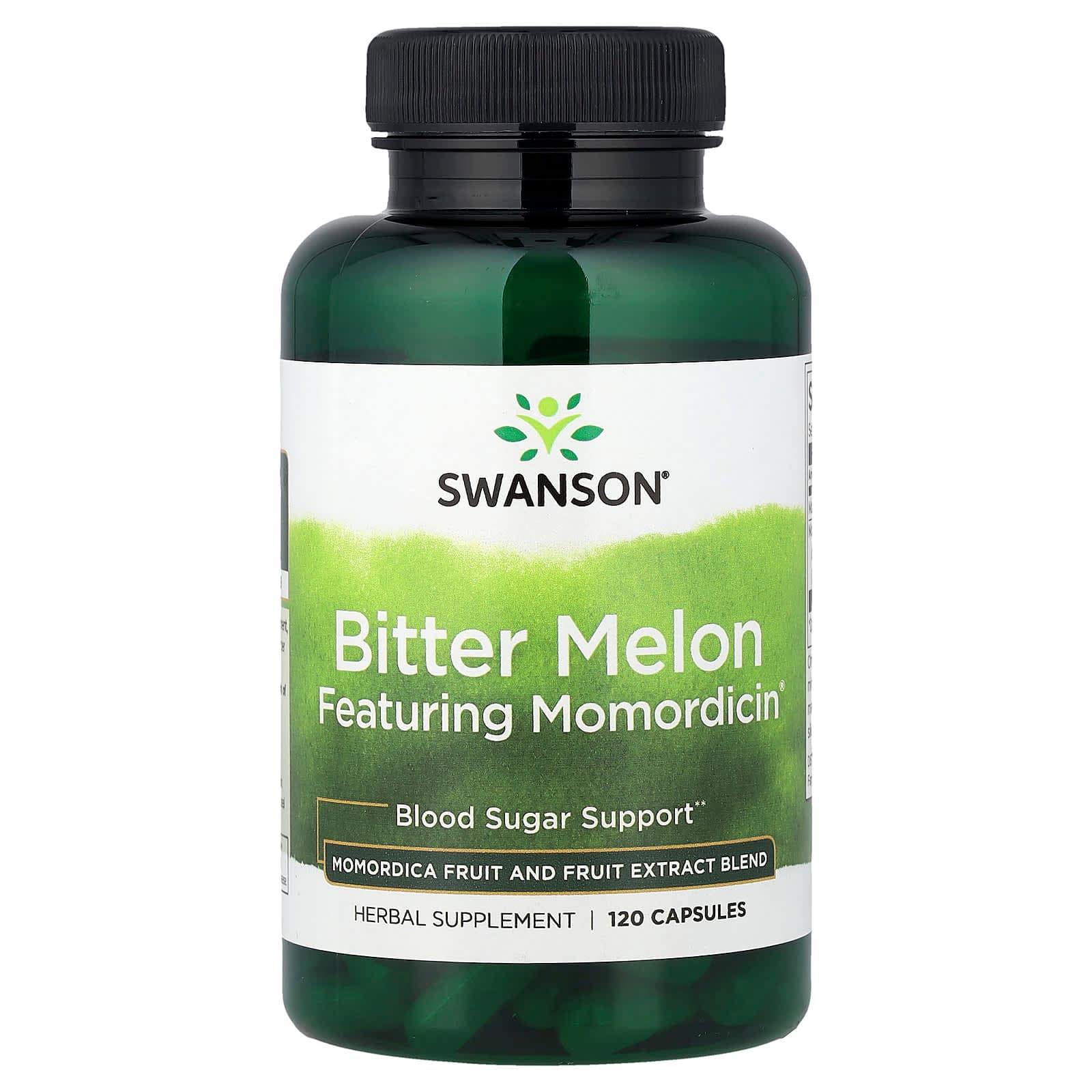 Swanson Vitamins Bitter Melon Featuring Momordicin – Bitter Melon Featuring Momordicin – 120 gélules de Swanson Vitamins