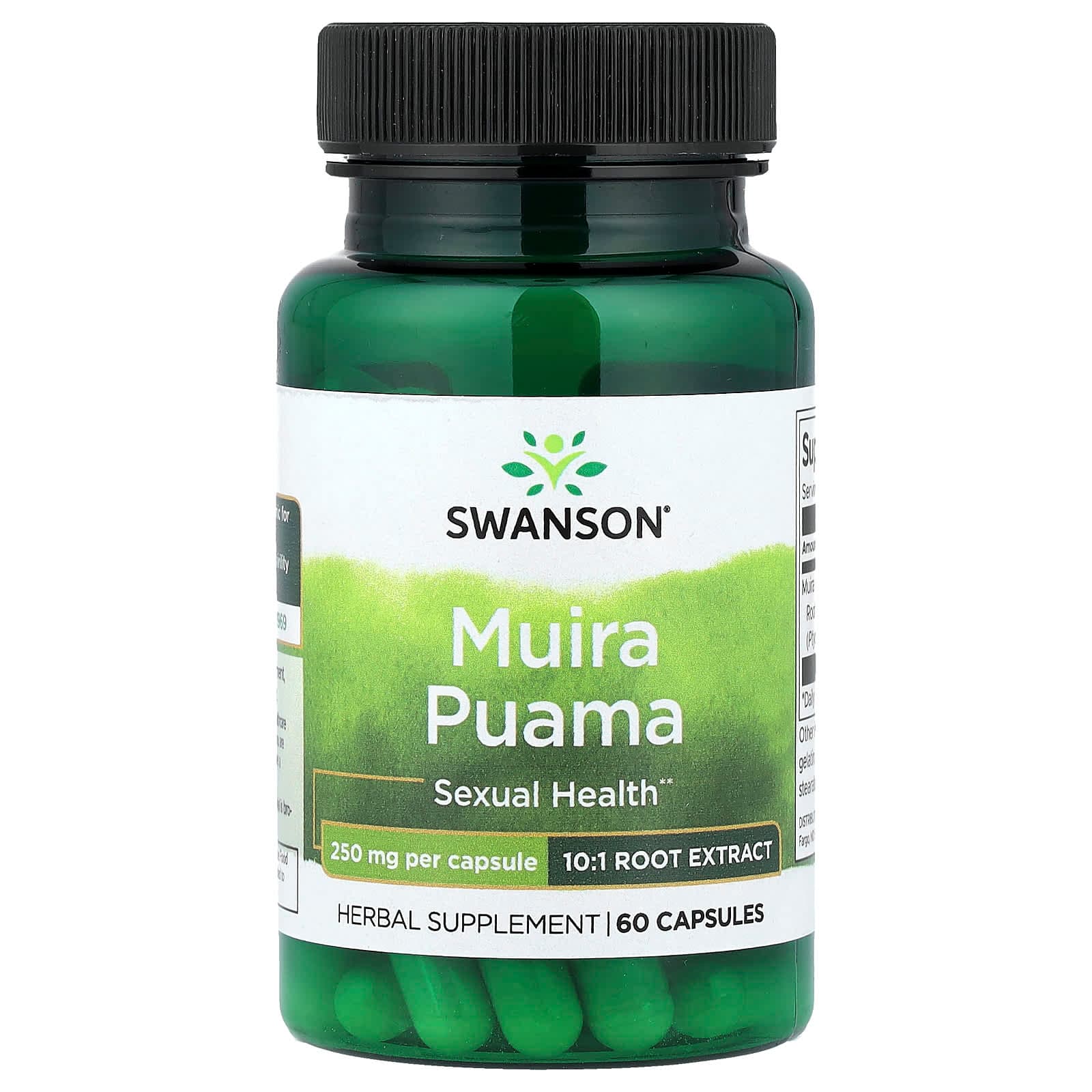 Swanson Vitamins Muira Puama – 60 gélules de Swanson Vitamins