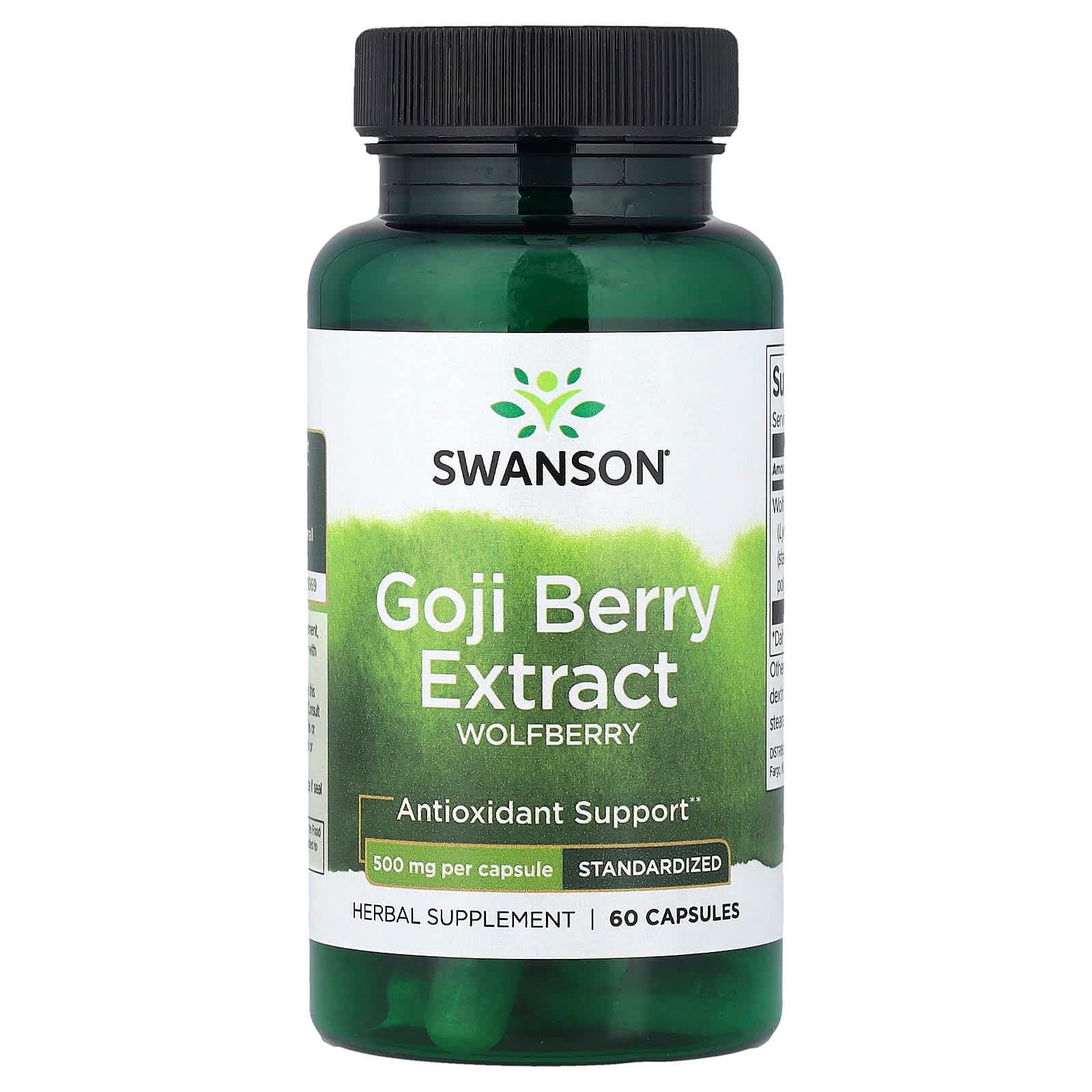 Swanson Vitamins Goji Berry Extract, Standardized – Goji Berry Extract – 60 gélules de Swanson Vitamins
