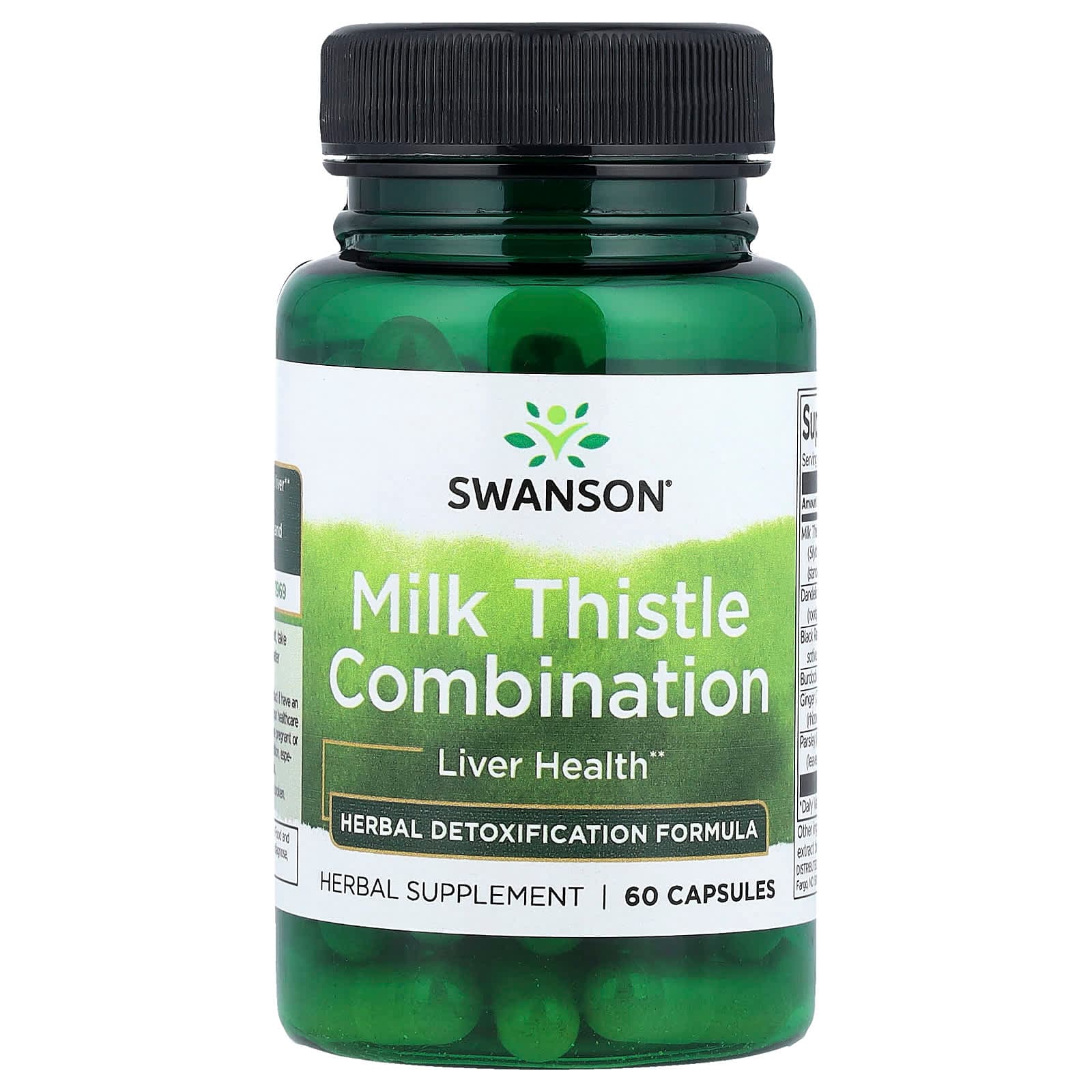 Swanson Vitamins Milk Thistle Combination – 60 gélules de Swanson Vitamins