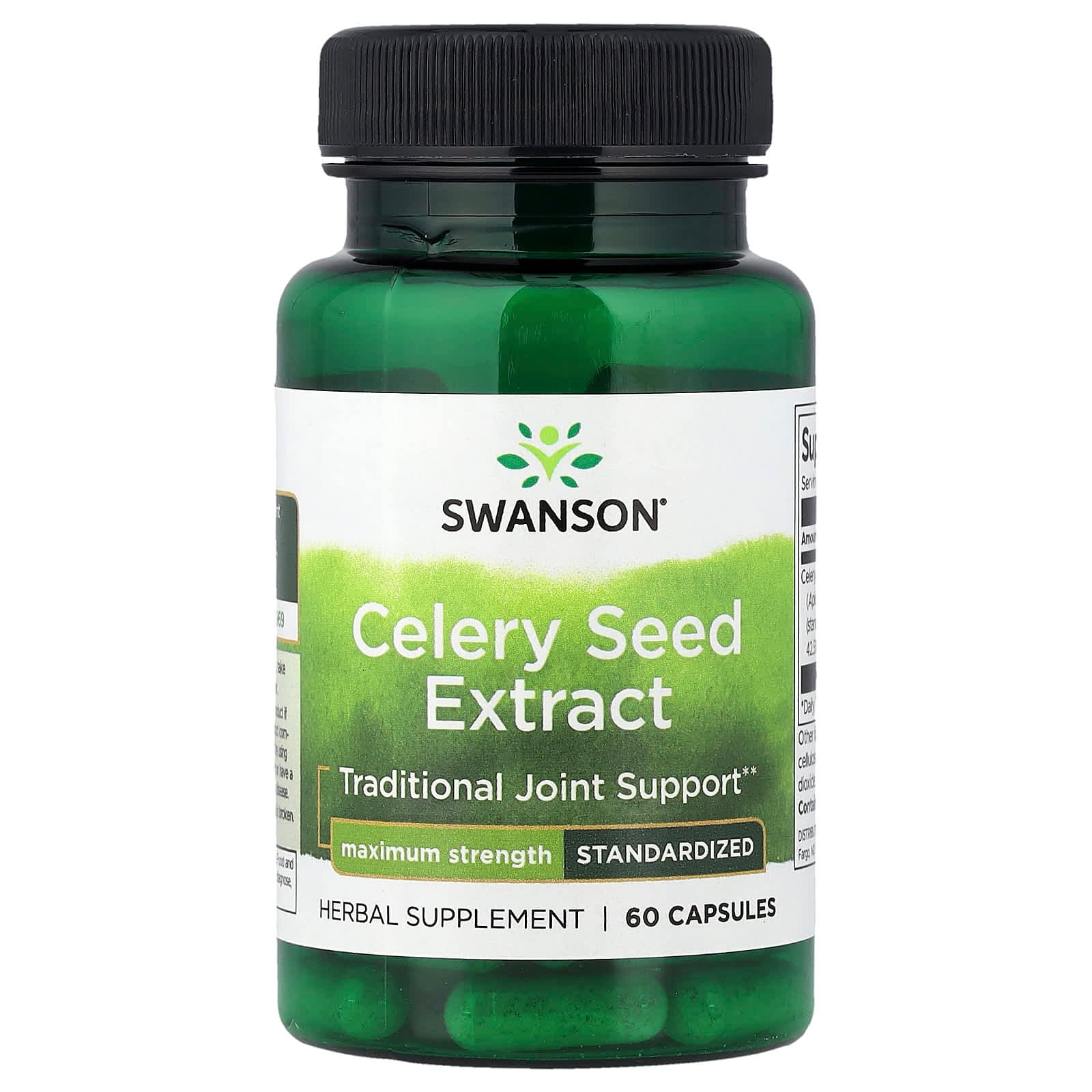Swanson Vitamins Celery Seed Extract, Standardized – 60 gélules de Swanson Vitamins