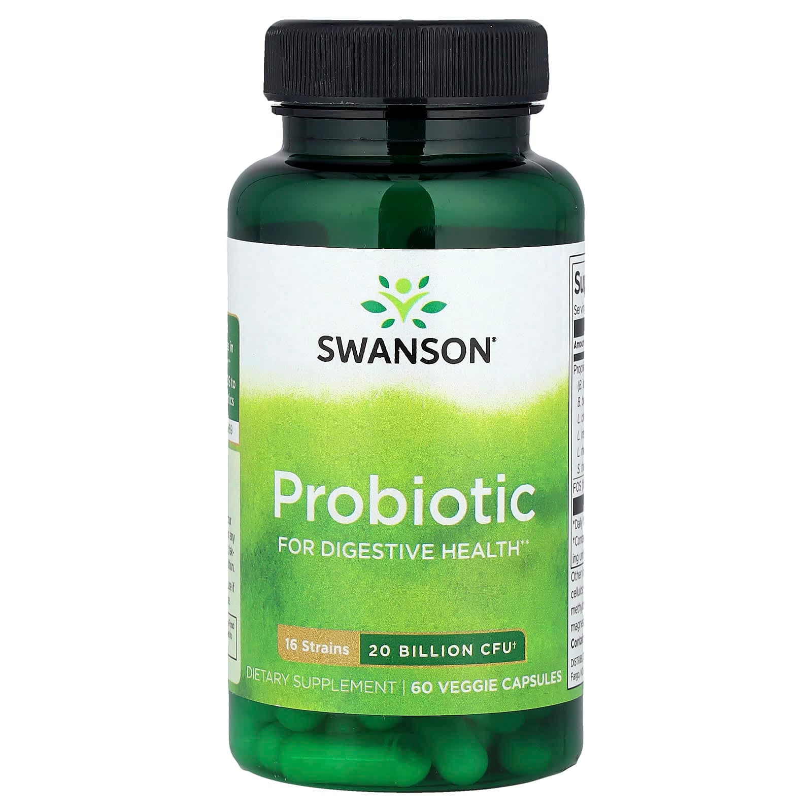 Swanson Vitamins Probiotic – 60 gélules végétales de Swanson Vitamins
