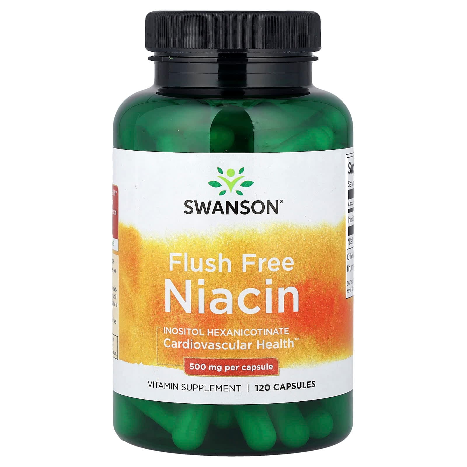 Swanson Vitamins Flush Free Niacin – 120 gélules de Swanson Vitamins