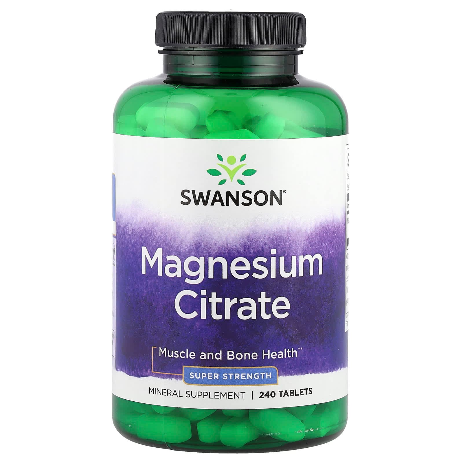 Swanson Vitamins Magnesium Citrate – 240 comprimés de Swanson Vitamins