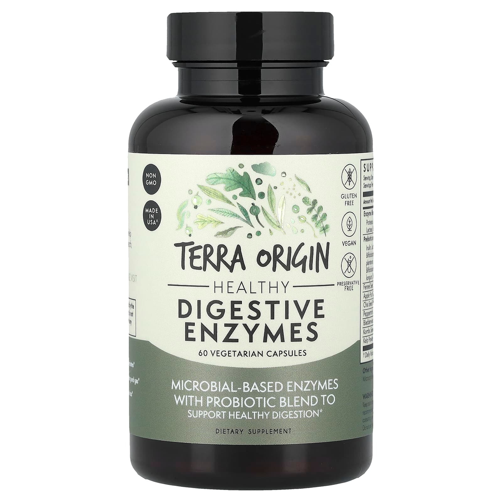 Terra Origin Healthy Digestive Enzymes – 60 gélules végétales de Terra Origin