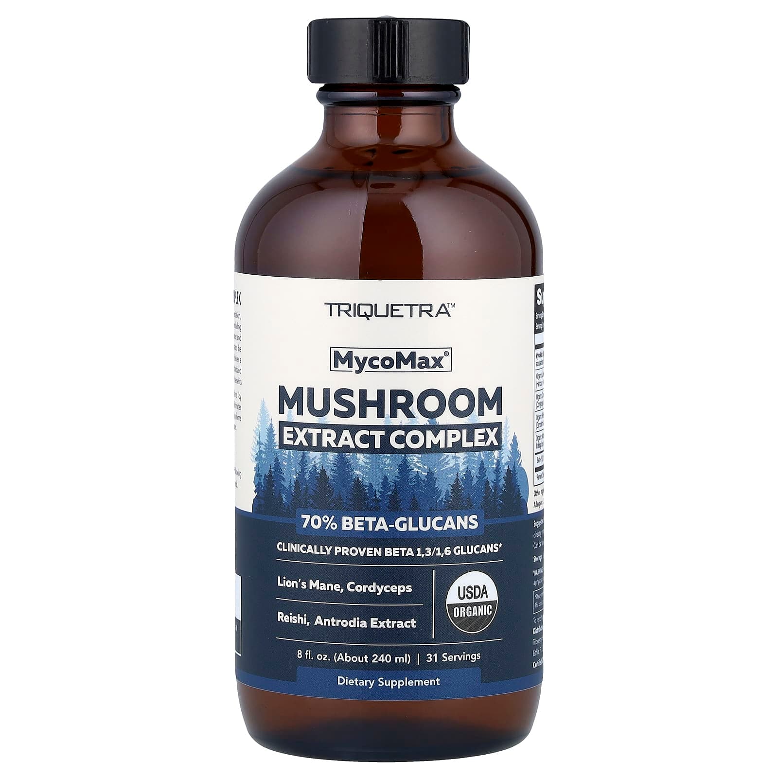 Triquetra Health MycoMax, Mushroom Extract Complex – 240 ml de Triquetra Health