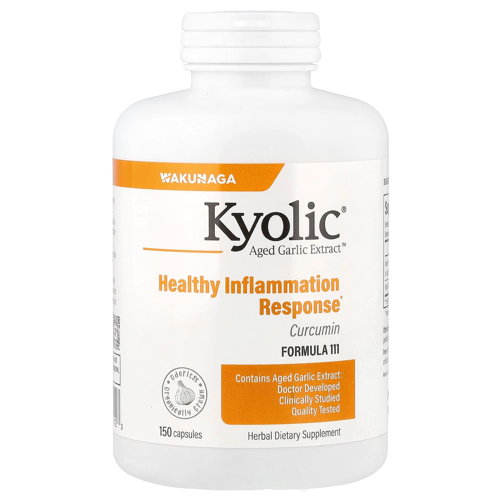 Kyolic Aged Garlic Extract, Healthy Inflammation Response – 150 gélules de Kyolic