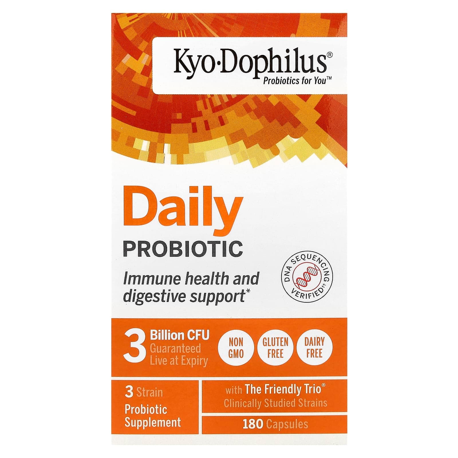 Kyolic Kyo-Dophilus, Daily Probiotic – 180 gélules de Kyolic
