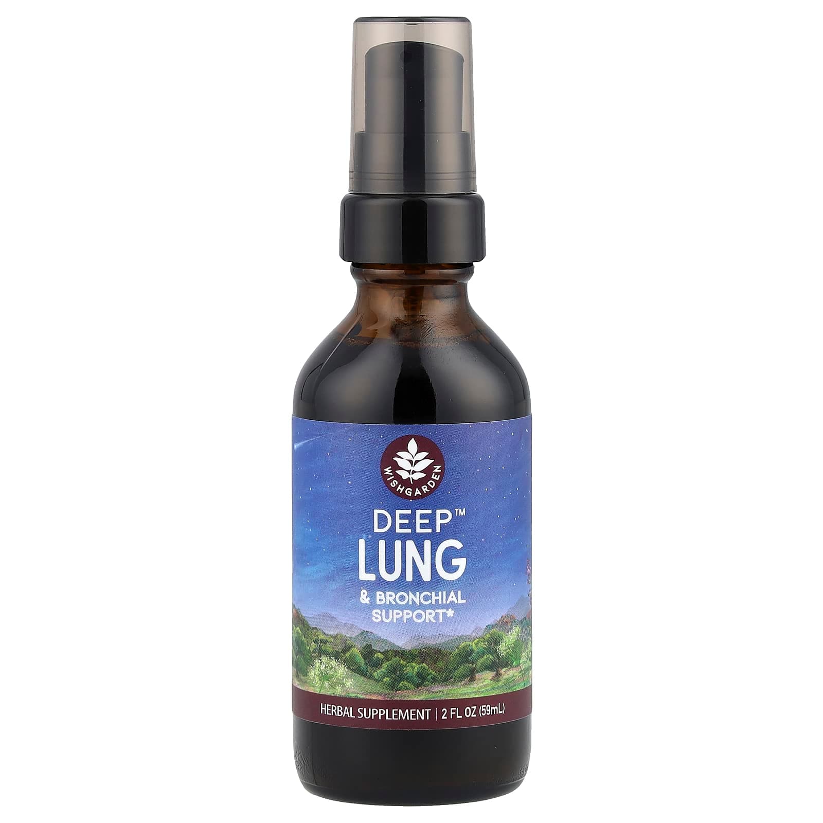 WishGarden Herbs Deep Lung & Bronchial Support – 59 ml de WishGarden Herbs