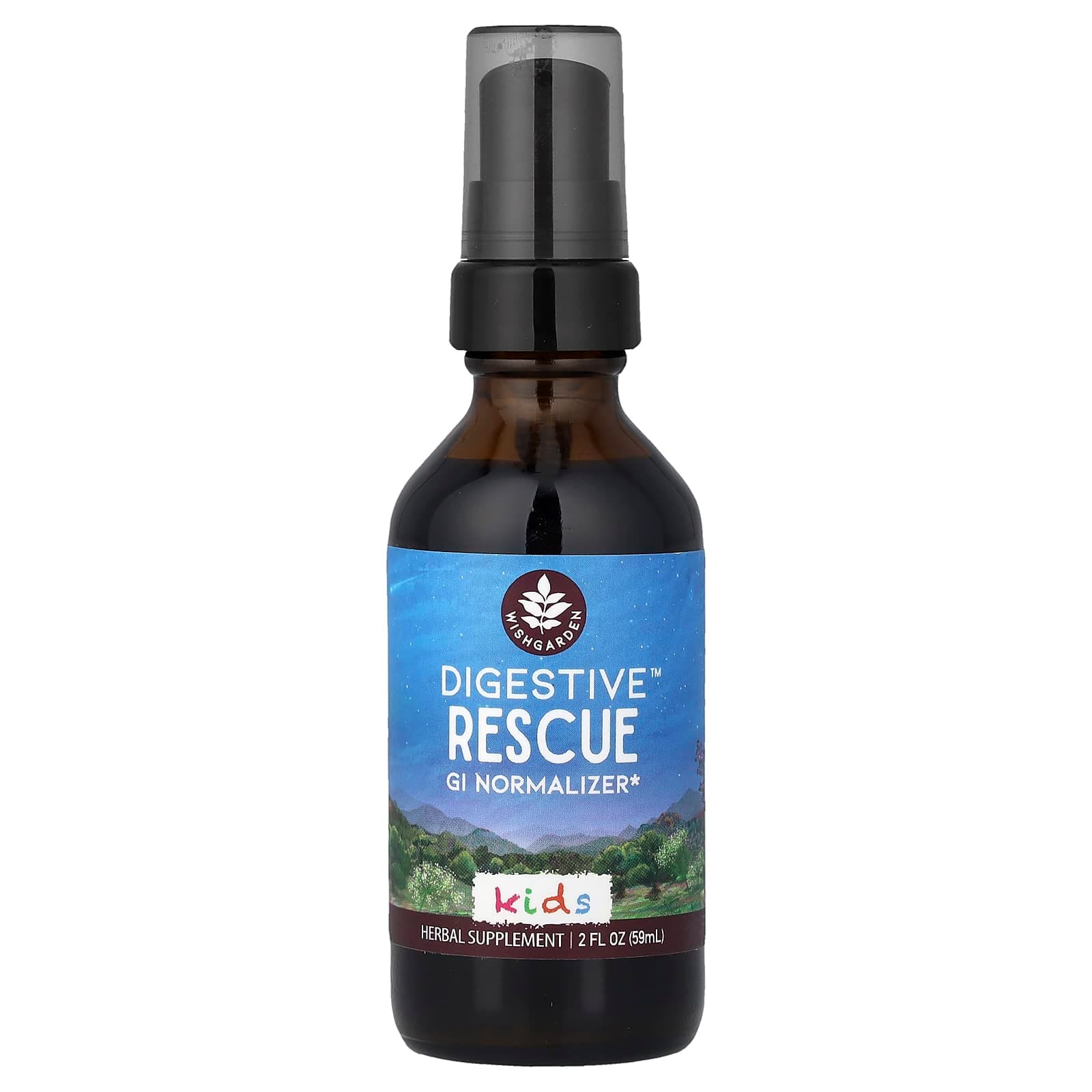 WishGarden Herbs Kids, Digestive Rescue, GI Normalizer – 59 ml de WishGarden Herbs