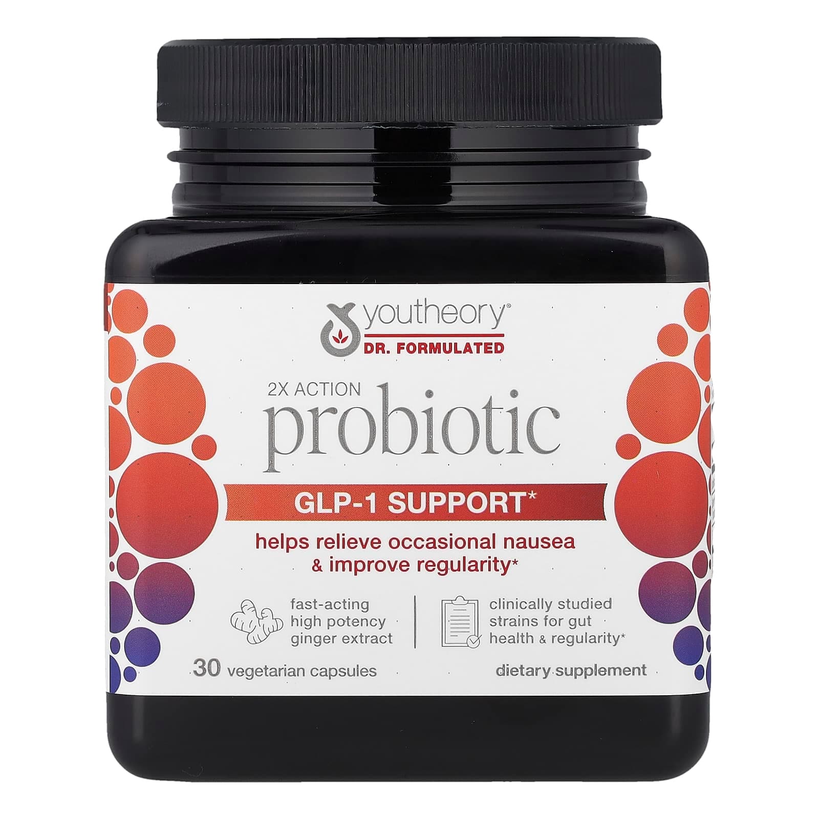 Youtheory 2X Action Probiotic – 30 gélules végétales de Youtheory