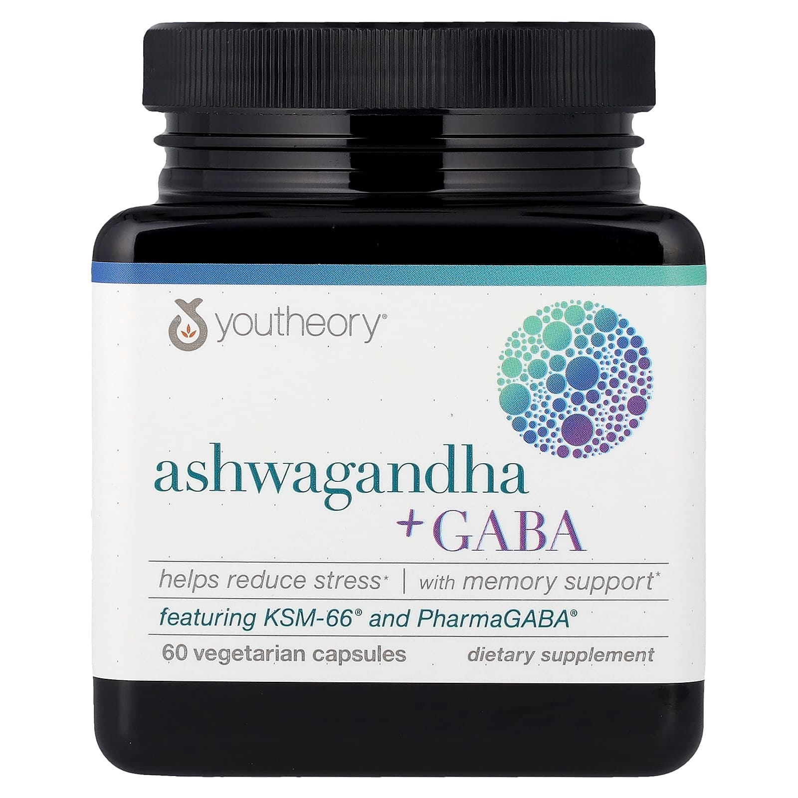 Youtheory Ashwagandha + GABA – 60 gélules végétales de Youtheory