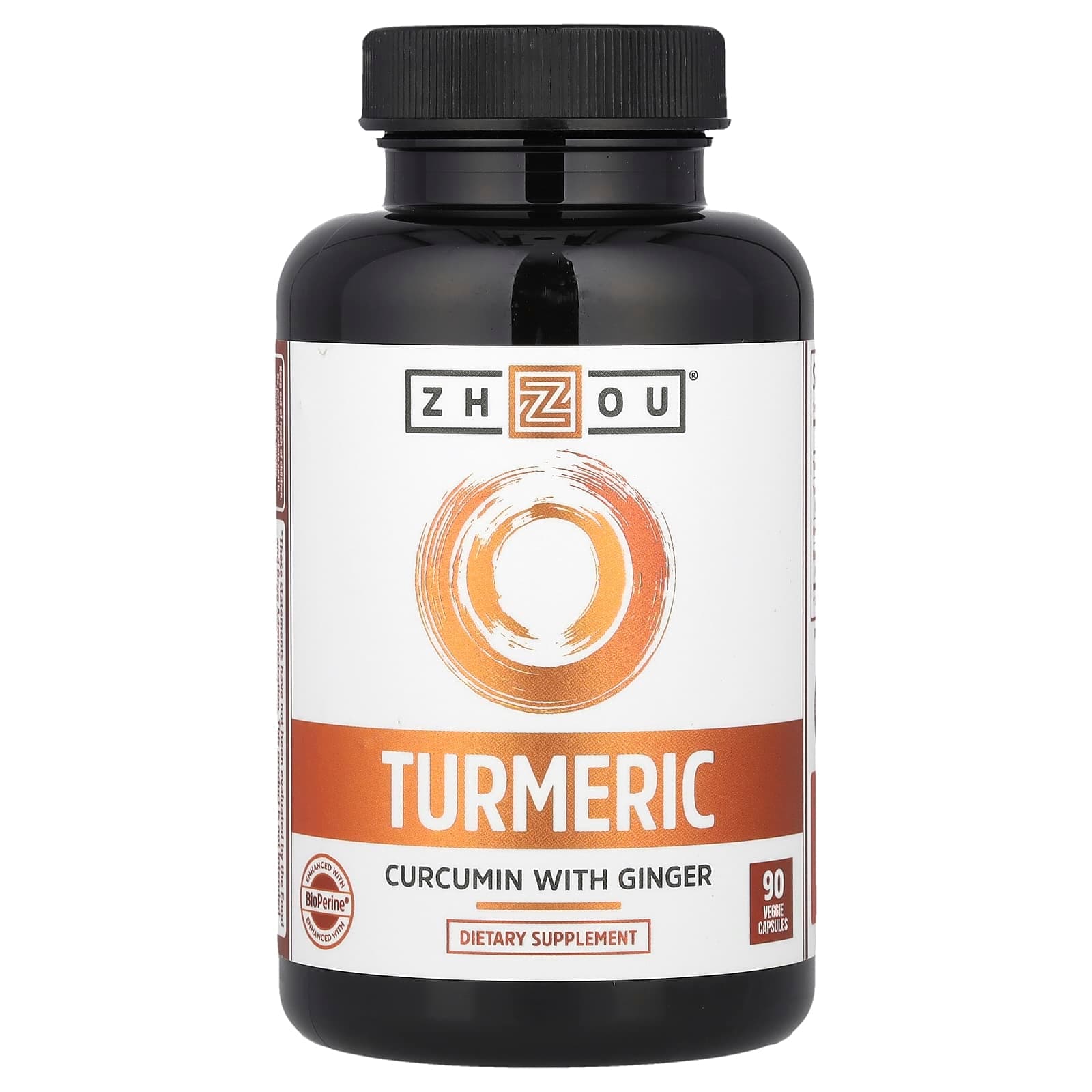 Zhou Nutrition Turmeric, Curcumin with Ginger – 90 gélules végétales de Zhou Nutrition