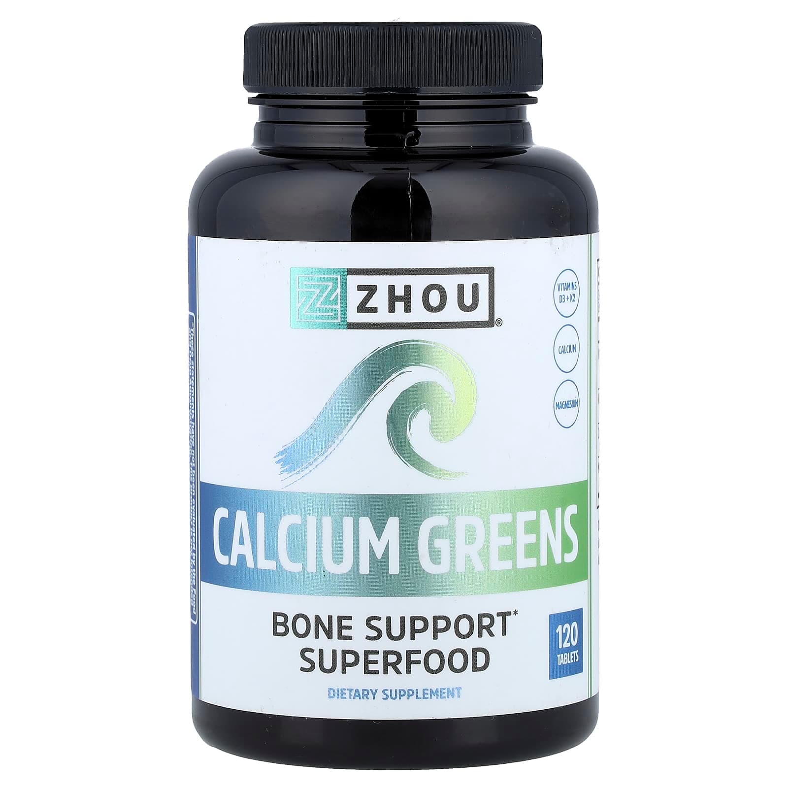 Zhou Nutrition Calcium Greens – 120 comprimés de Zhou Nutrition