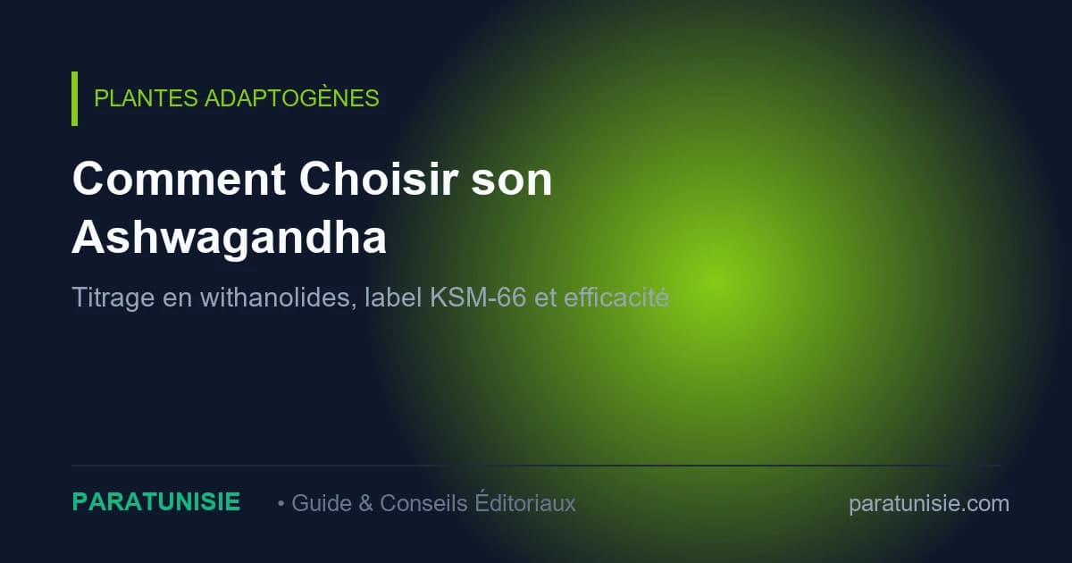 Racines d'Ashwagandha Withania somnifera et gélules d'extrait KSM-66