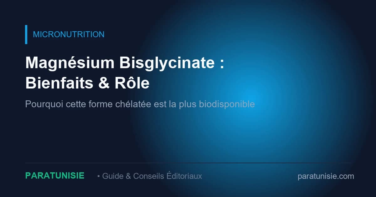 Gélules de magnésium bisglycinate pour la relaxation musculaire