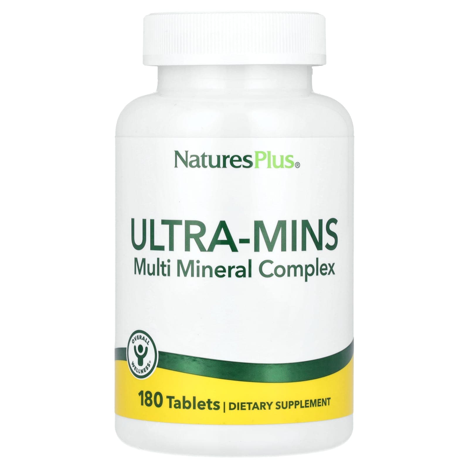 NaturesPlus Ultra-Mins, Multiple Mineral Complex – 180 comprimés de NaturesPlus
