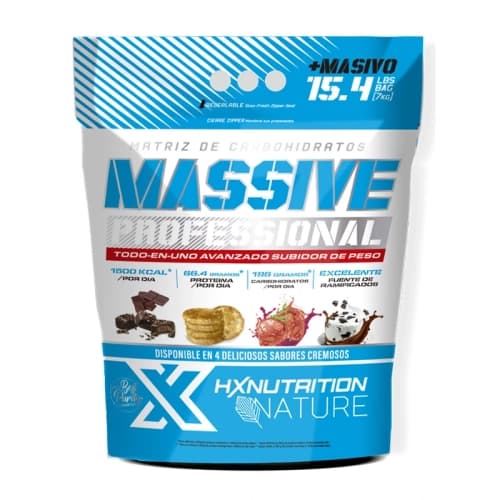 MASSIVE GAINER 7KG de HX NUTRITION