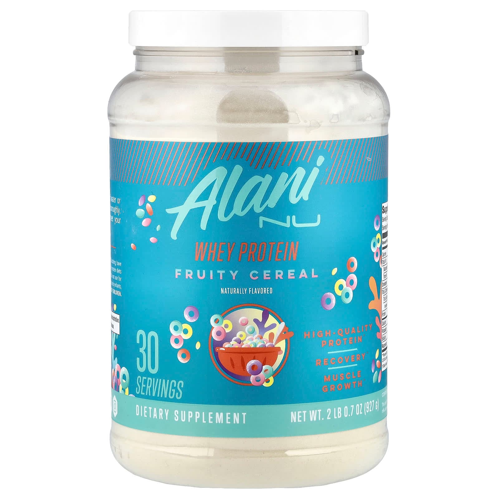 Alani Nu Whey Protein – Fruity Cereal – 927 g de Alani Nu