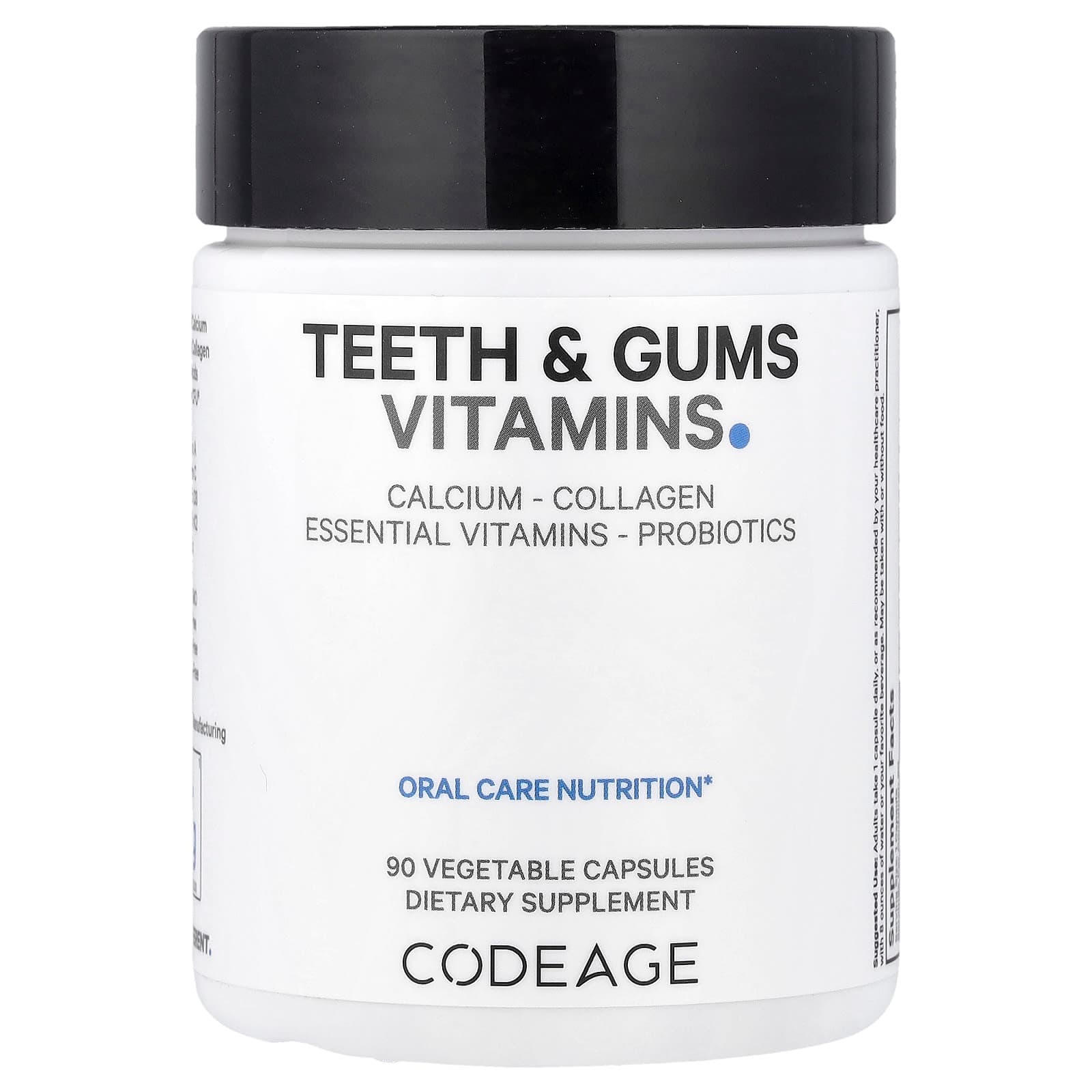 Codeage Teeth & Gums Vitamins, 90 Vegetable Capsules de Codeage