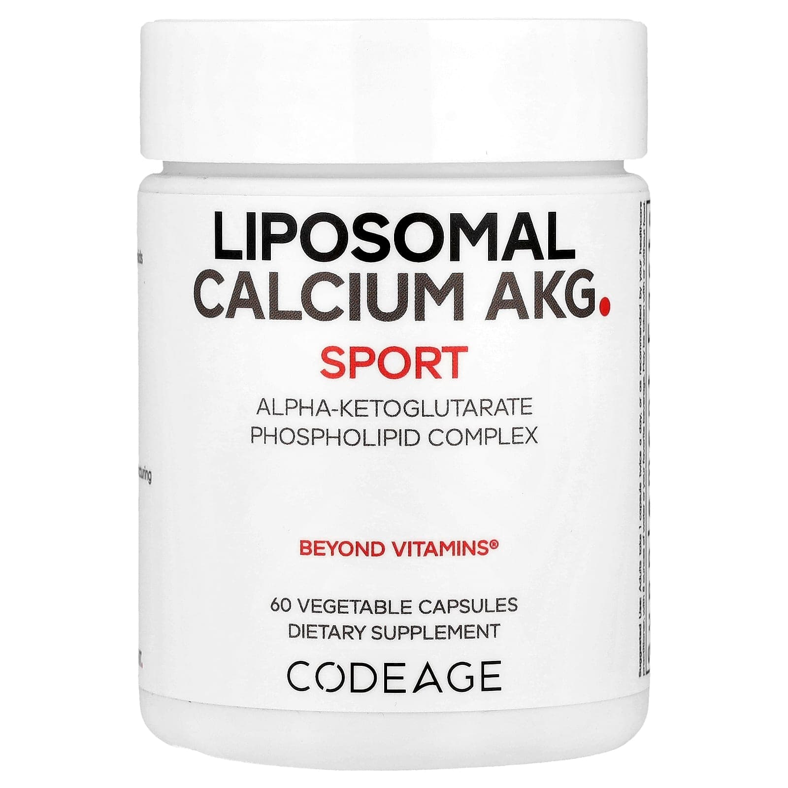 Codeage Liposomal Calcium AKG, 60 Vegetable Capsules (700 mg per Capsule) de Codeage