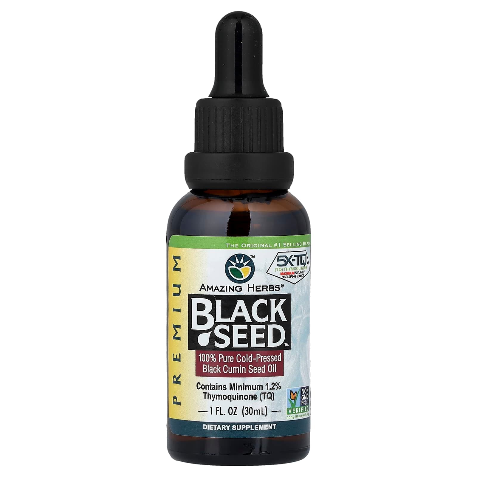 Amazing Herbs Premium Black Seed – 30 ml de Amazing Herbs