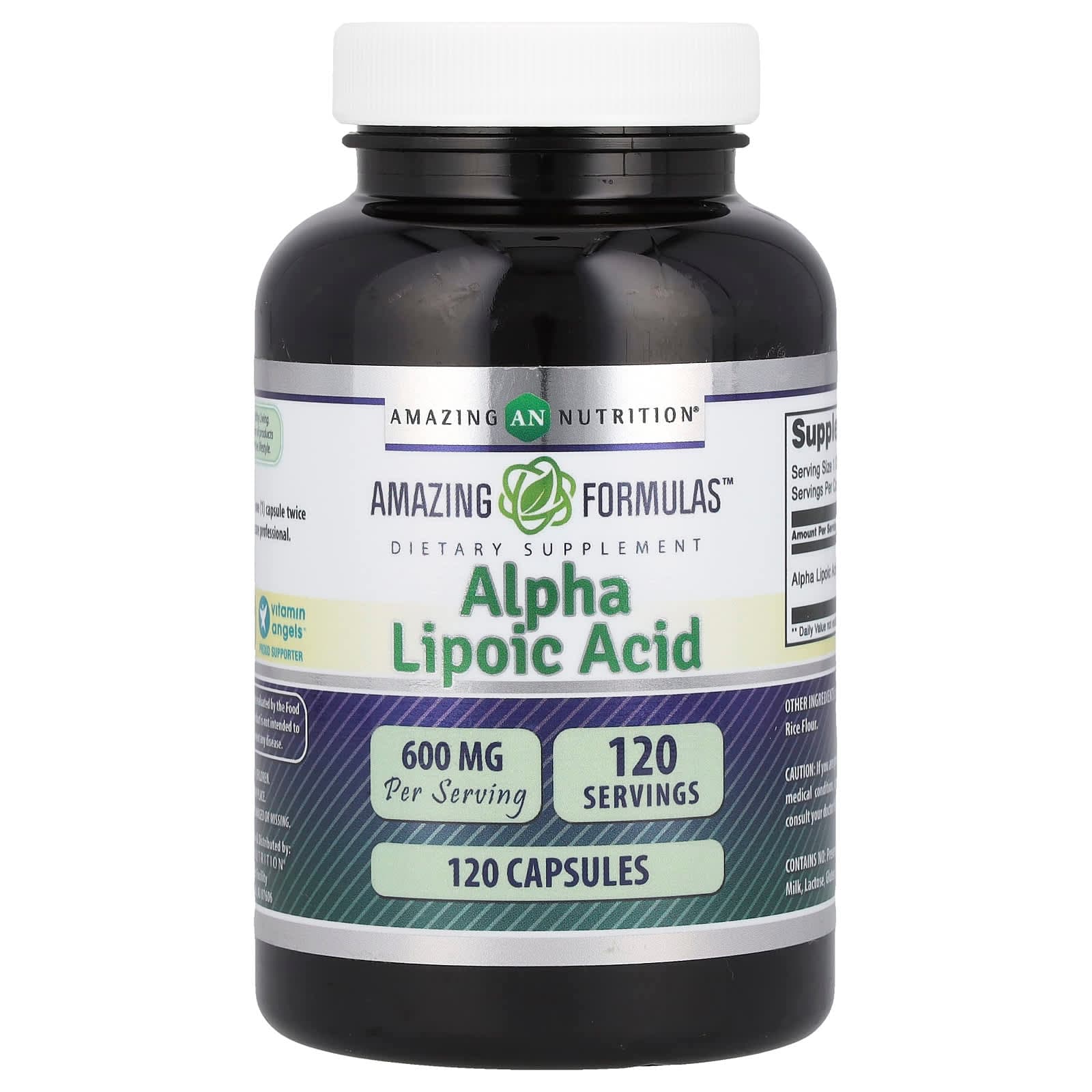 Amazing Nutrition Alpha Lipoic Acid – 120 gélules de Amazing Nutrition