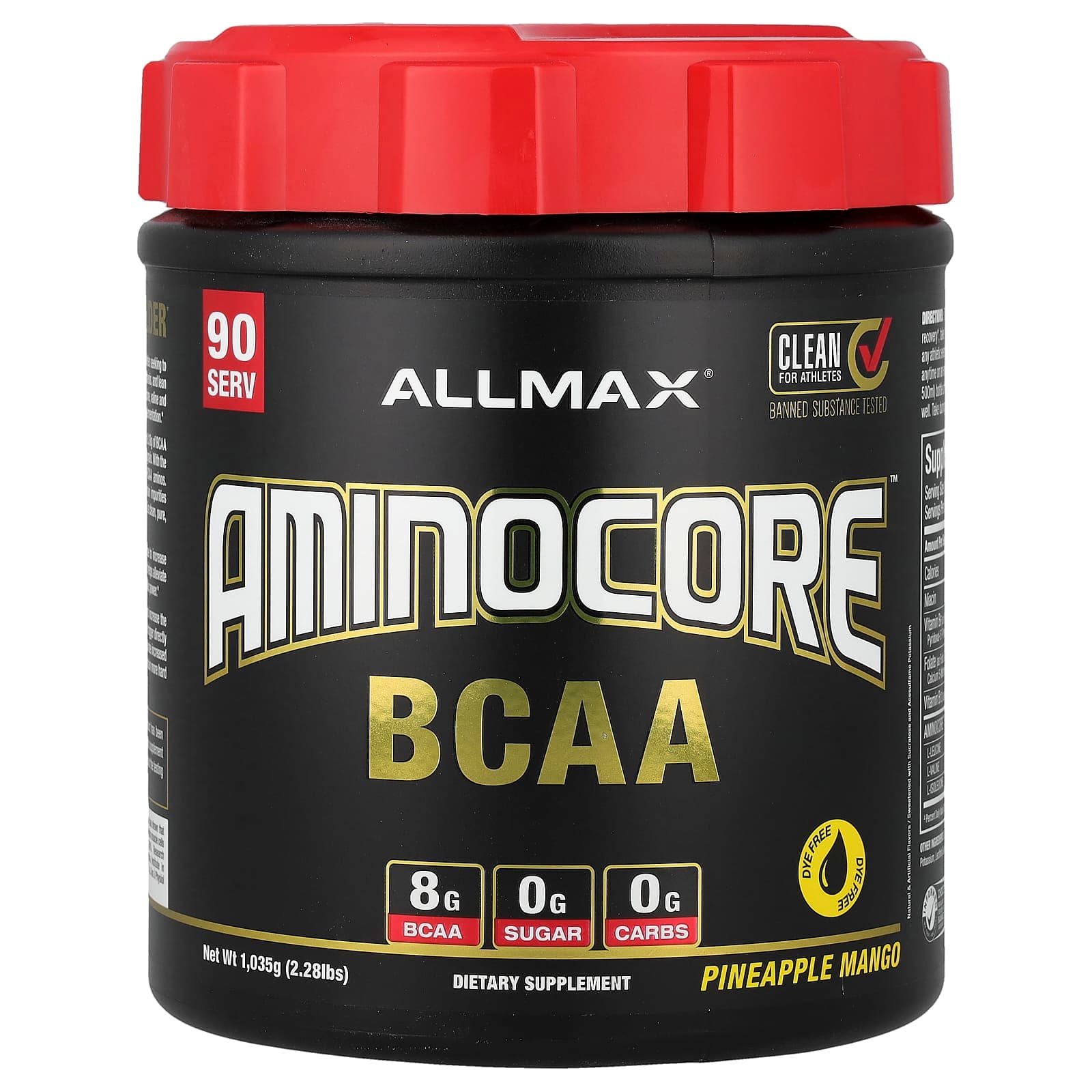 ALLMAX AMINOCORE BCAA – Pineapple Mango – 1035 g de ALLMAX