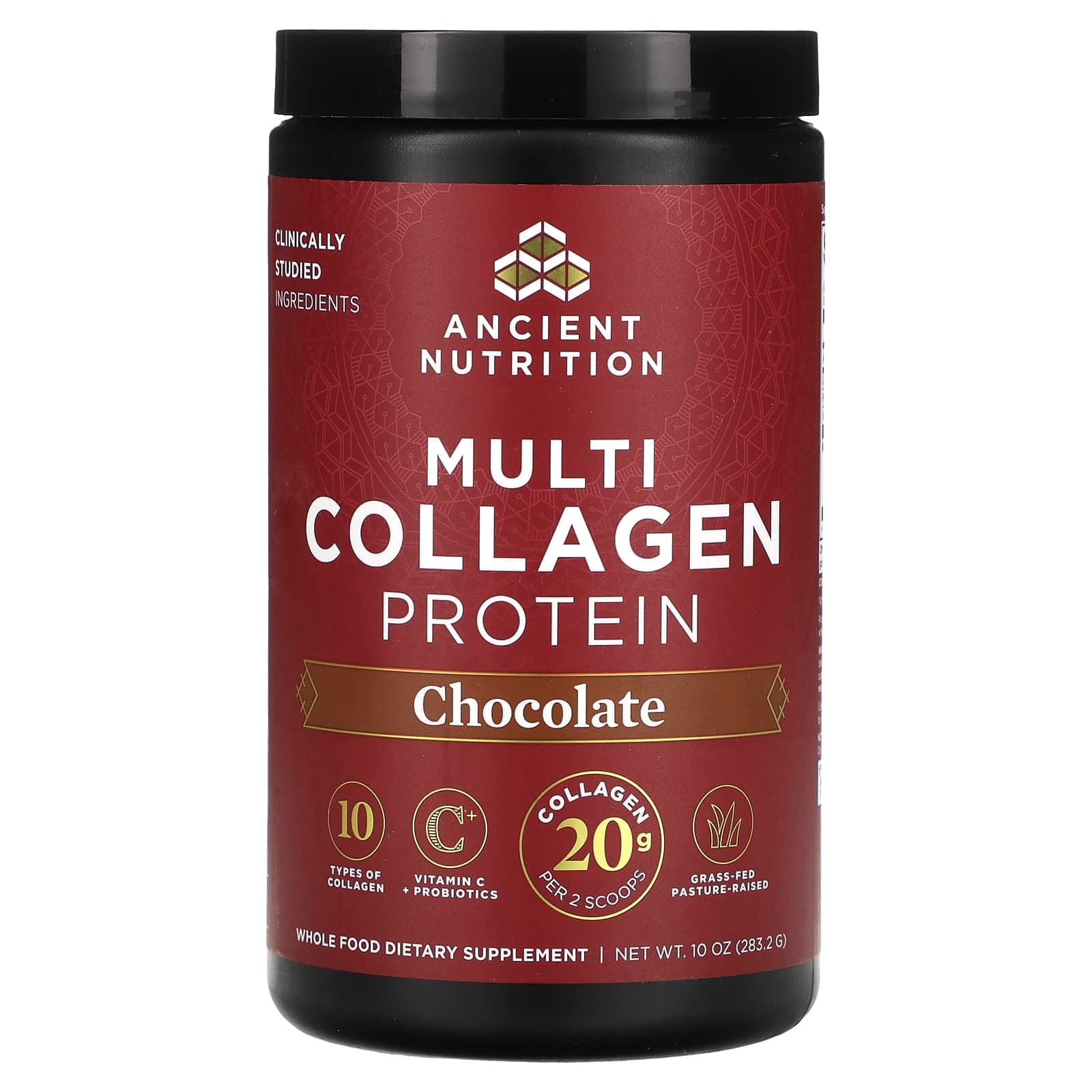 Ancient Nutrition Multi Collagen Protein – Chocolate – 283,2 g de Ancient Nutrition