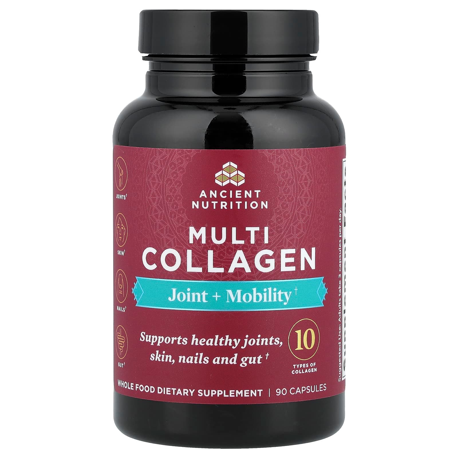 Ancient Nutrition Multi Collagen, Joint + Mobility – 90 gélules de Ancient Nutrition