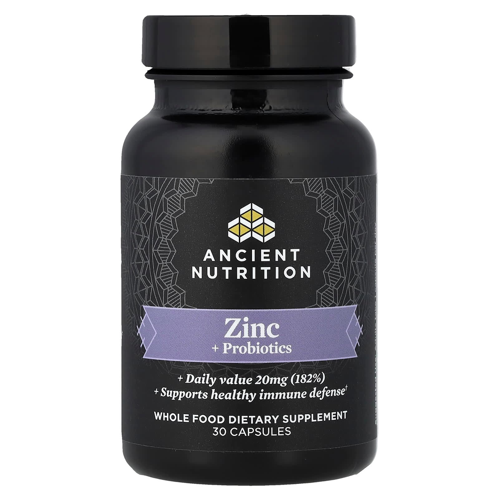 Ancient Nutrition Zinc + Probiotics – 30 gélules de Ancient Nutrition