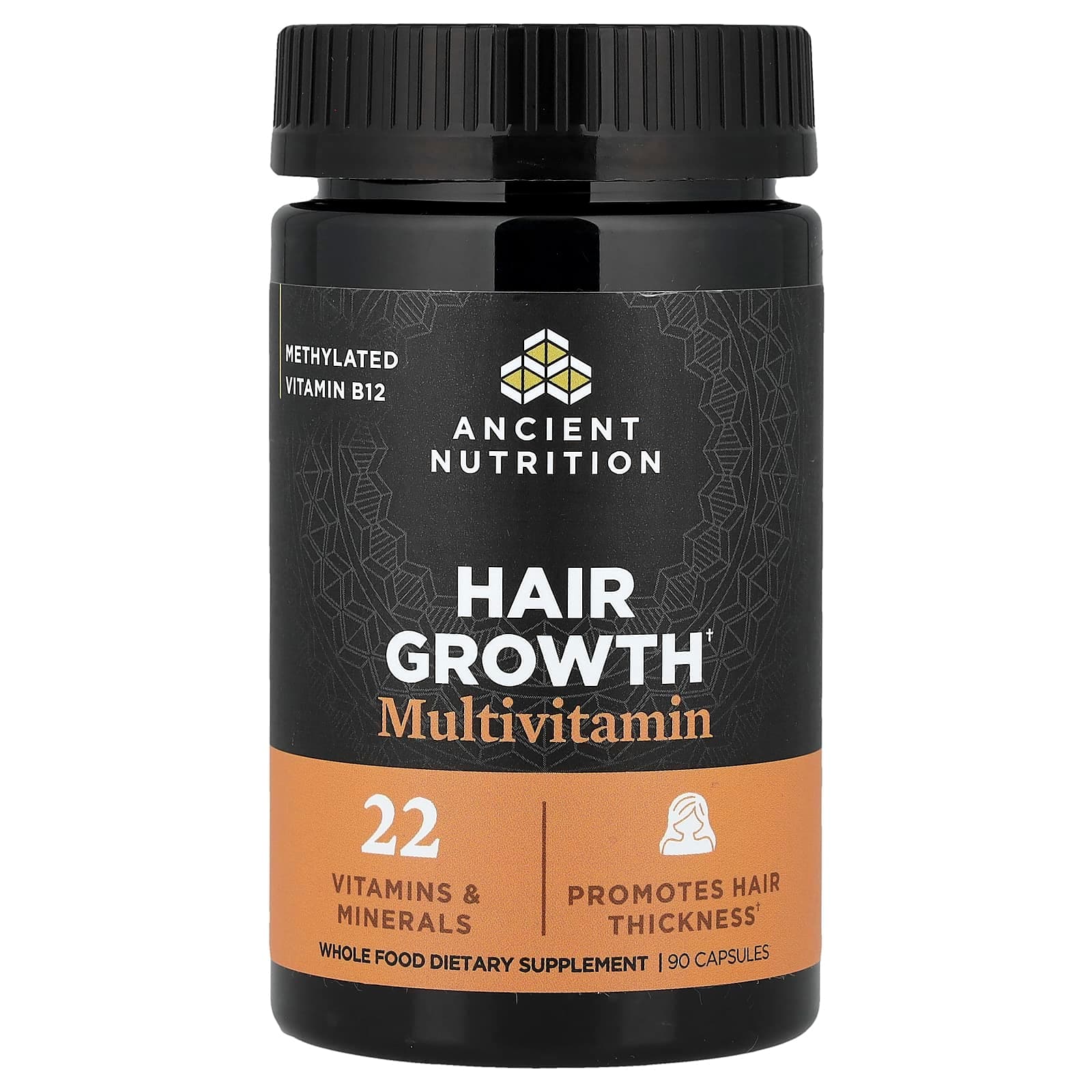 Ancient Nutrition Hair Growth Multivitamin – 90 gélules de Ancient Nutrition