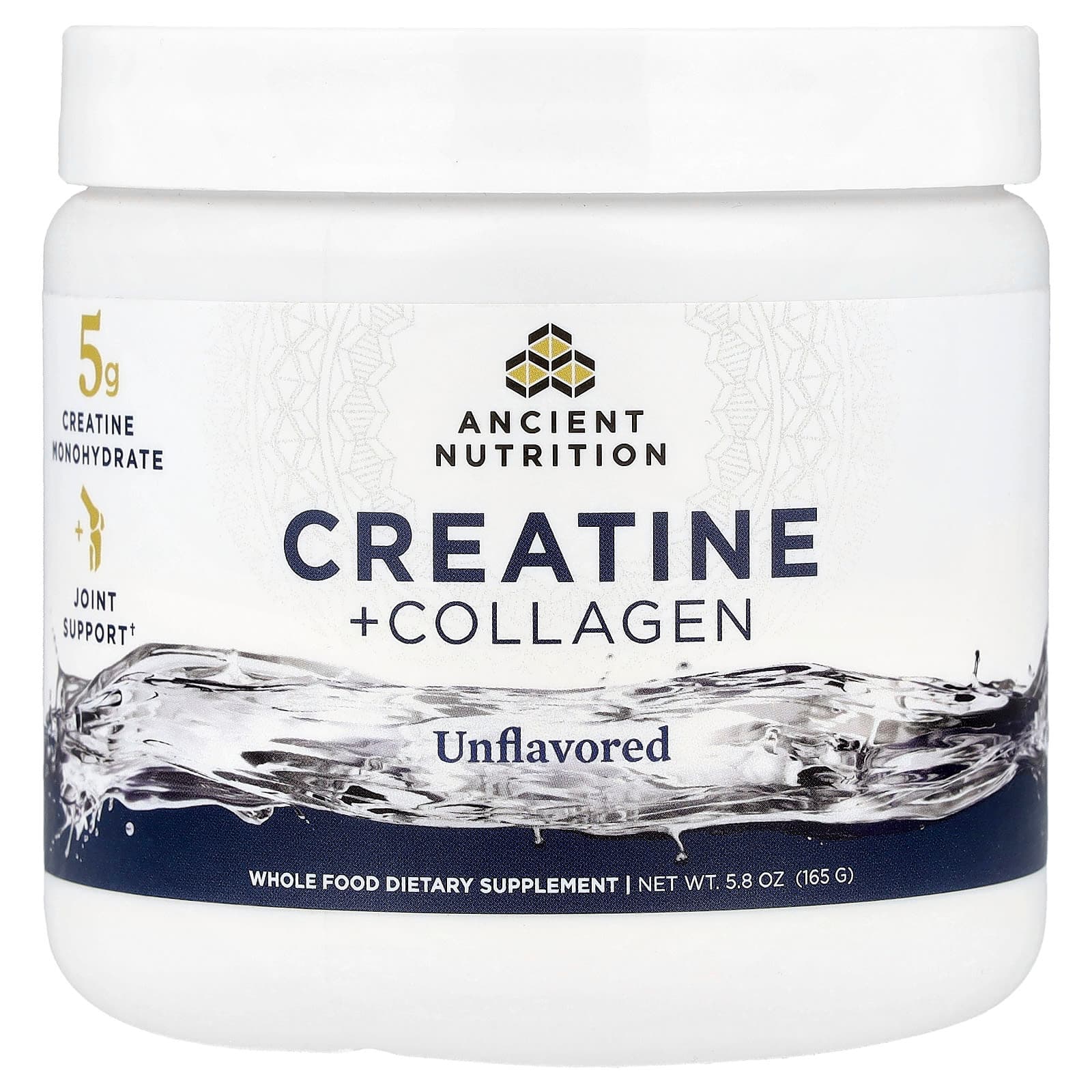 Ancient Nutrition Creatine + Collagen – Sans arôme – 165 g de Ancient Nutrition
