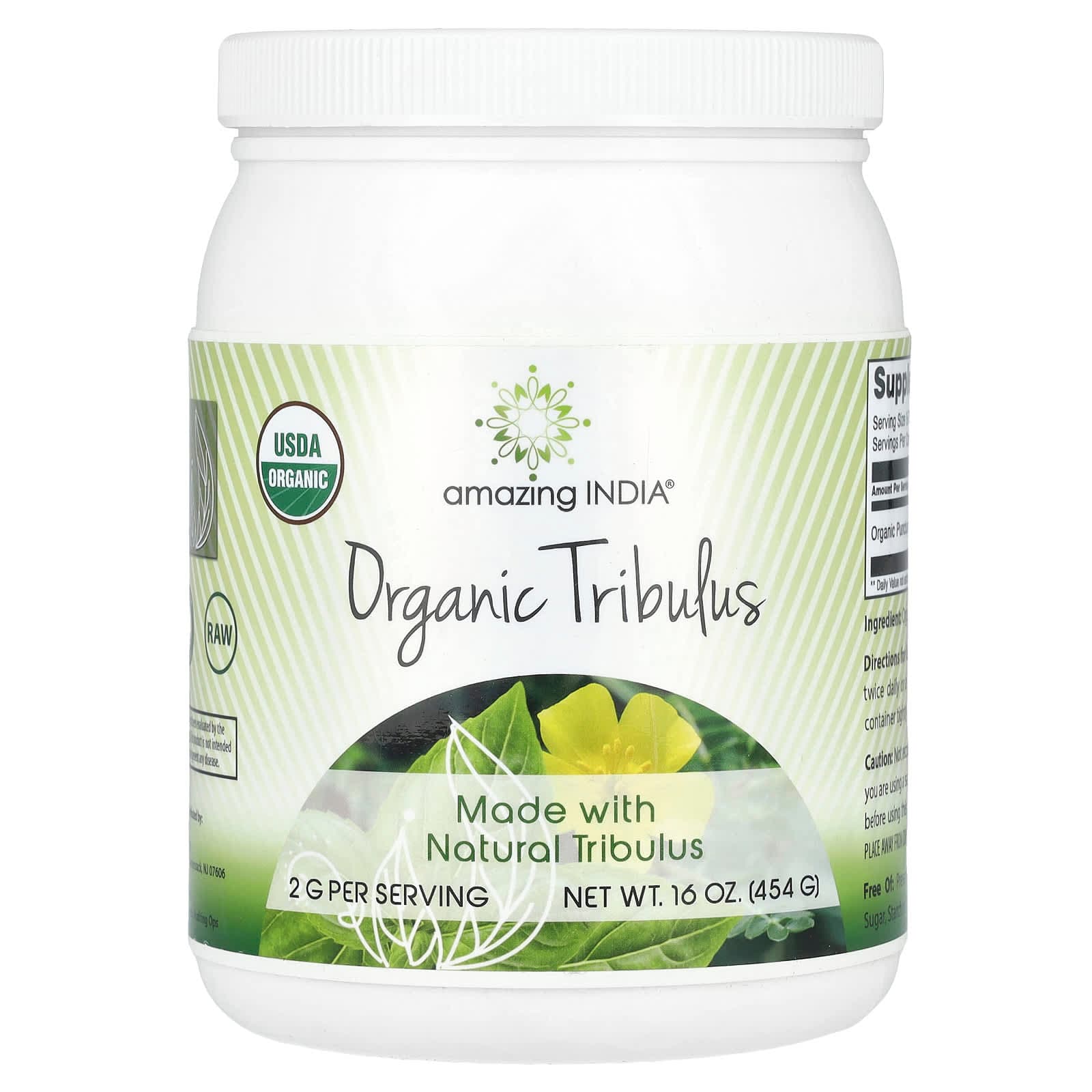 Amazing India Organic Tribulus – 454 g de Amazing India