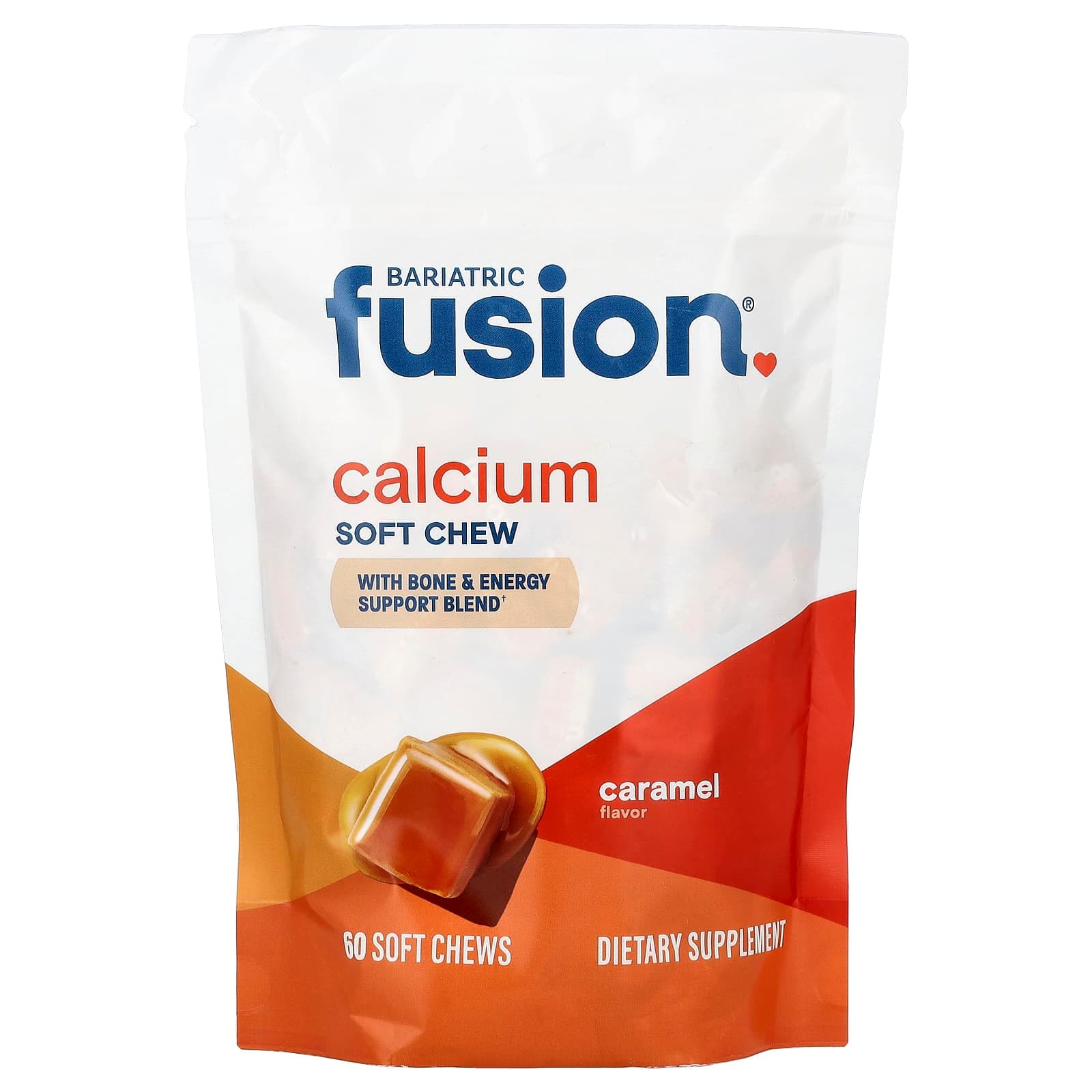 Bariatric Fusion Calcium Soft Chew, 60 Soft Chews – Caramel de Bariatric Fusion