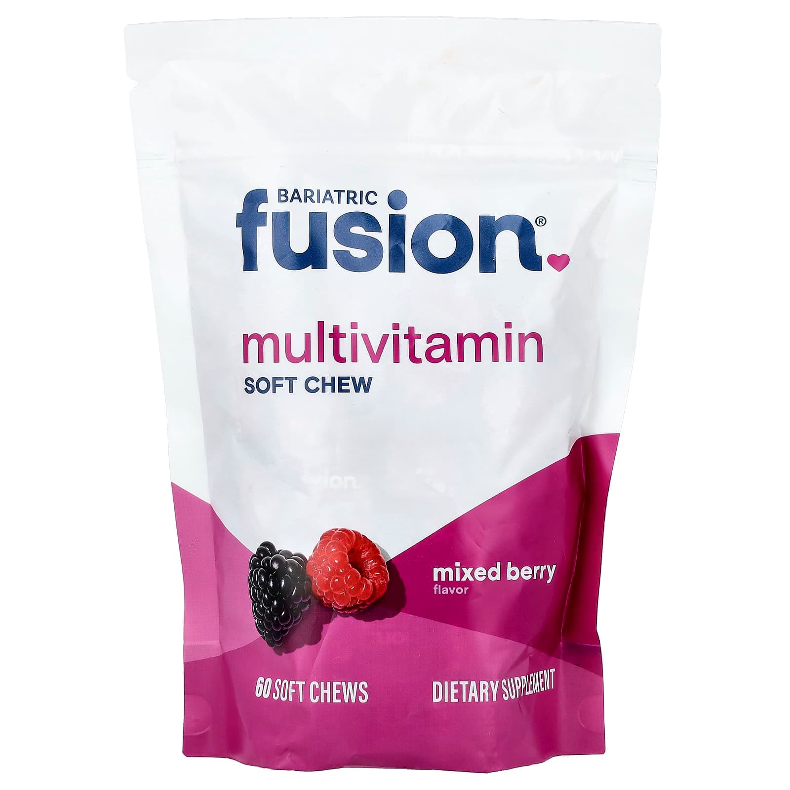 Bariatric Fusion Multivitamin Soft Chew, 60 Soft Chews – Mixed Berry de Bariatric Fusion
